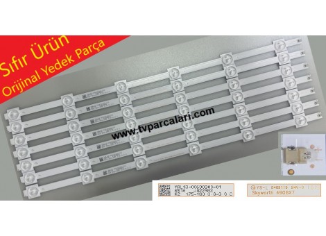 AXEN AX49DIL075/0100 Led bar, YAL13-00630300-01, Skyworth 4906X7
